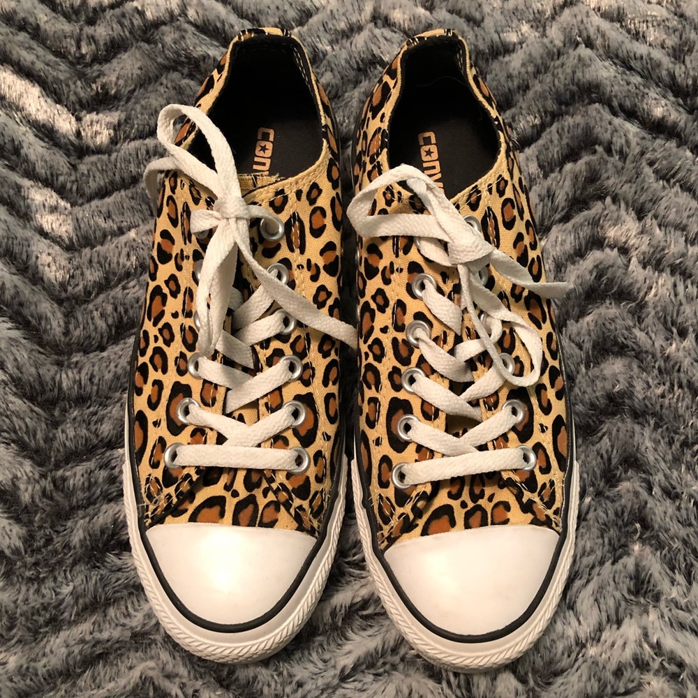 Cheetah print Lo top Converse